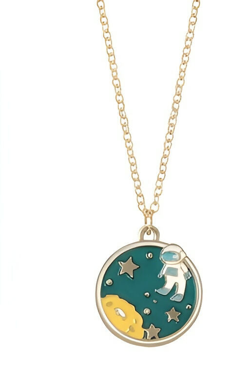 Set of 2 Zodiac Constellation Pendant Necklaces – Gold-Plated Minimalist Jewelry