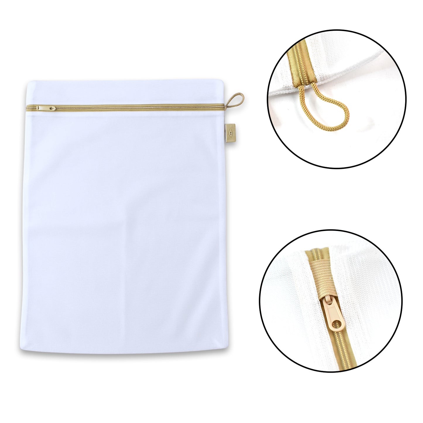 Large Mesh Laundry Bags For Delicates With Premium Zipper Travel Storage Organize Bag Clothing Washing Bags For Laundry Blouse Bra Hosiery Stocking Underwear Lingerie (1 Pc)