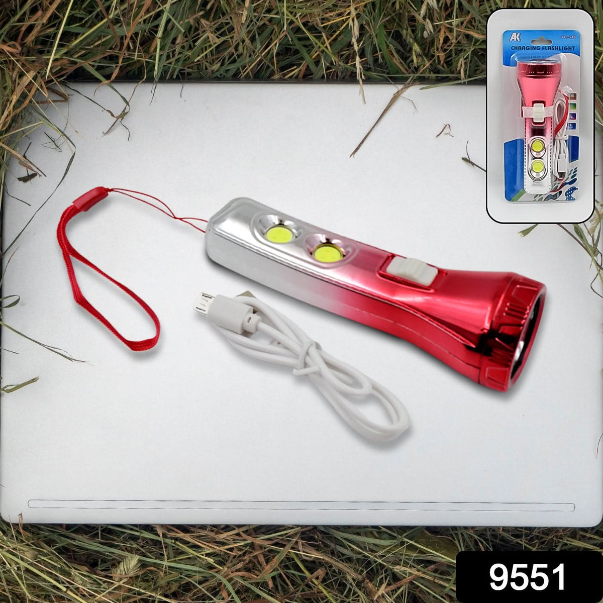 Multi Functional 3 Led Torchlight  Flashlight (1 Pc) HP DD