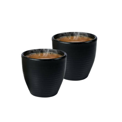 Unbreakable Kulhad Tea Cup Set of 6, 150 ml, Black, Serve Tea and Coffee in desi kulhar Cup