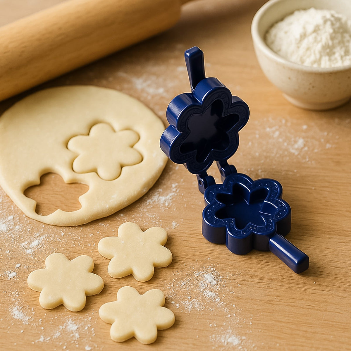 1 Pc Assorted Shape Plastic Snack Mould (Mix Design  1 Pc) HP DD