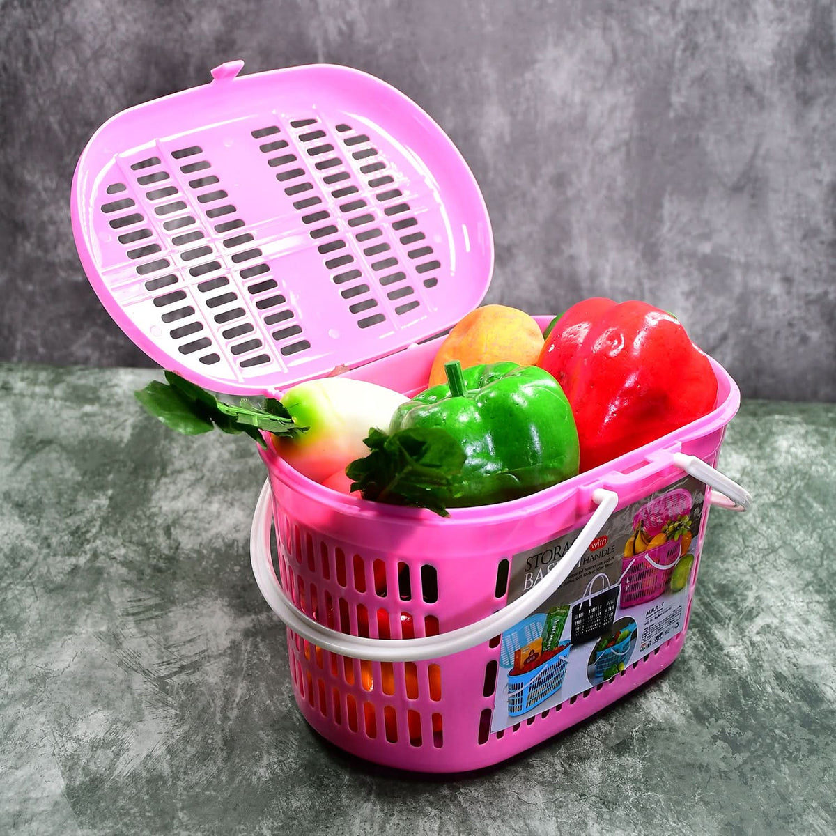 Multipurpose Small Storage Basket – Multi-Utility Picnic & Home Organizer HP DD