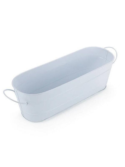 Oval Planter Large White - HalfPe