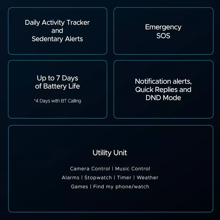 boAt Storm Call 3 Plus Smartwatch with Bluetooth Calling, 1.96" HD Display, AI Voice Assistant, 100+ Sports Modes, Heart Rate & SpO2 Monitor, IP68 Water Resistant