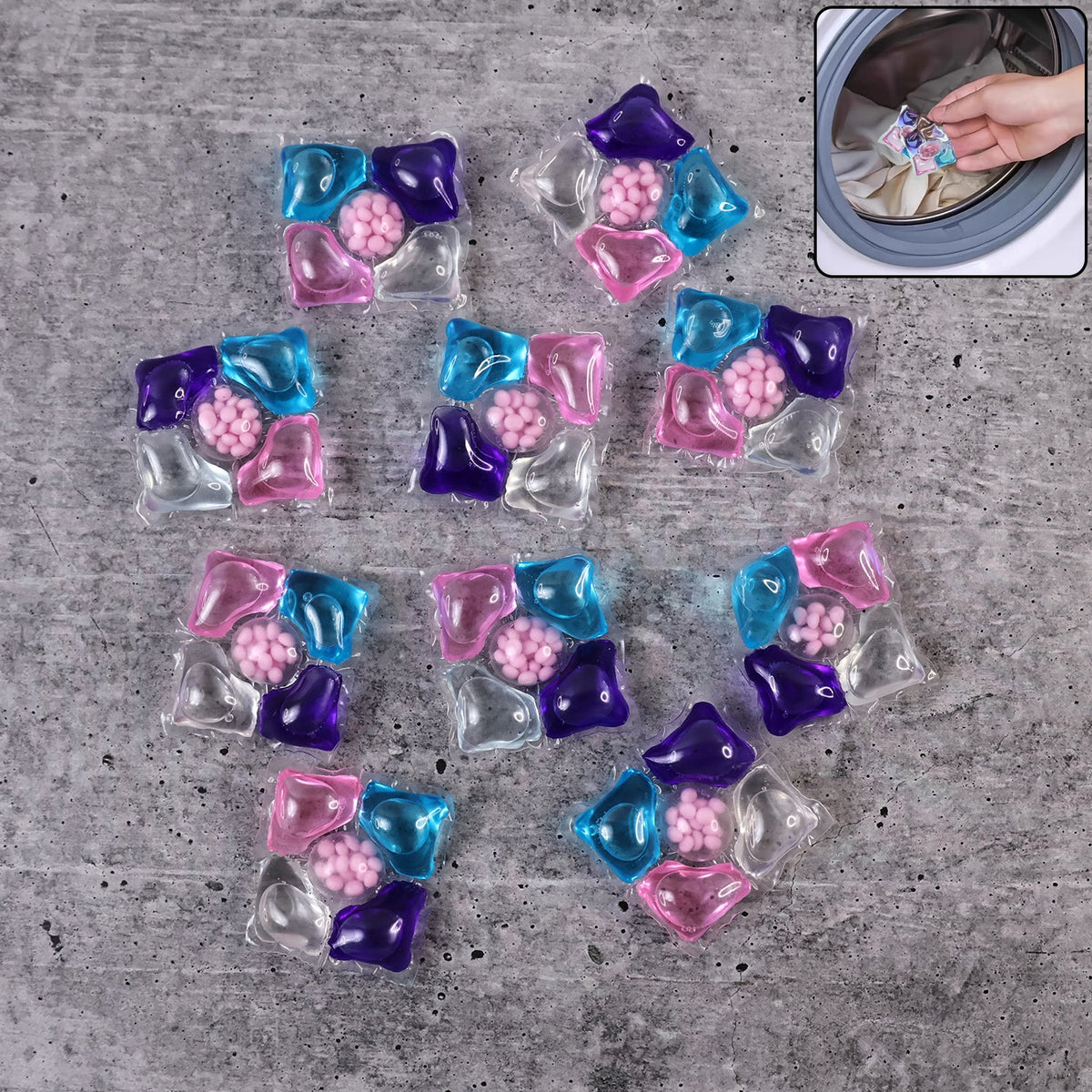 Premium Multi-action Laundry Detergent Pods  10 Piece (Set) HP DD