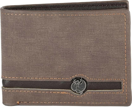 Formal Trendy Brown Genuine Leather Wallet (4 Card Slots) - HalfPe