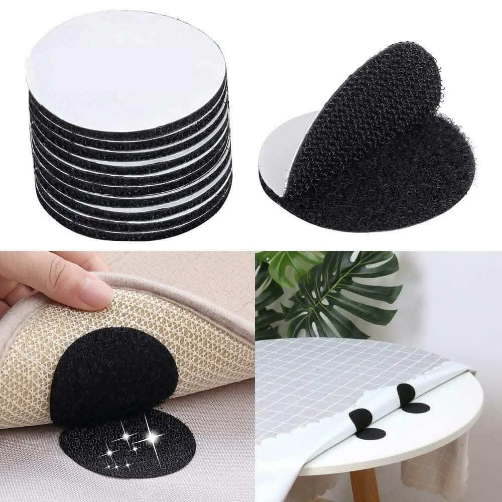 Multipurpose Round Self Sticker Combo Set (10 Pieces) - HalfPe