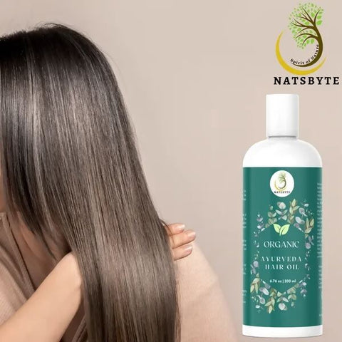 NATSBYTE Ayurveda Hebal Hair Oil | Hair oil for healthy hair, scalp nourishment, growth 100% pure & natural oil | NATSBYTE - HalfPe