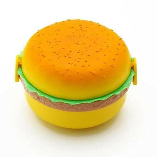 Children Round Burger Shape Lunchbox For Kids - HalfPe