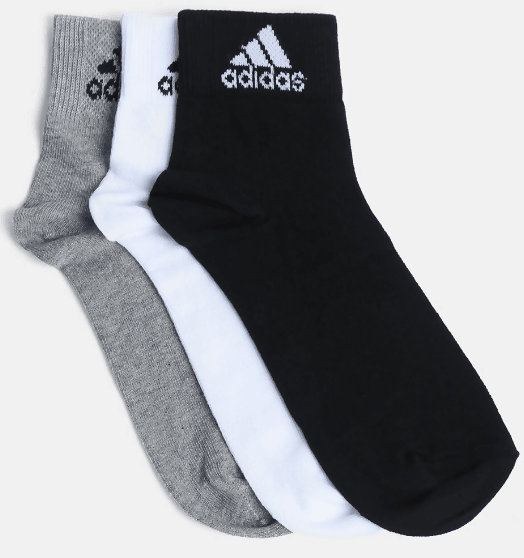 ADIDAS Men Pack Of 3 Ankle-Length Socks(Pack Of 3) - HalfPe