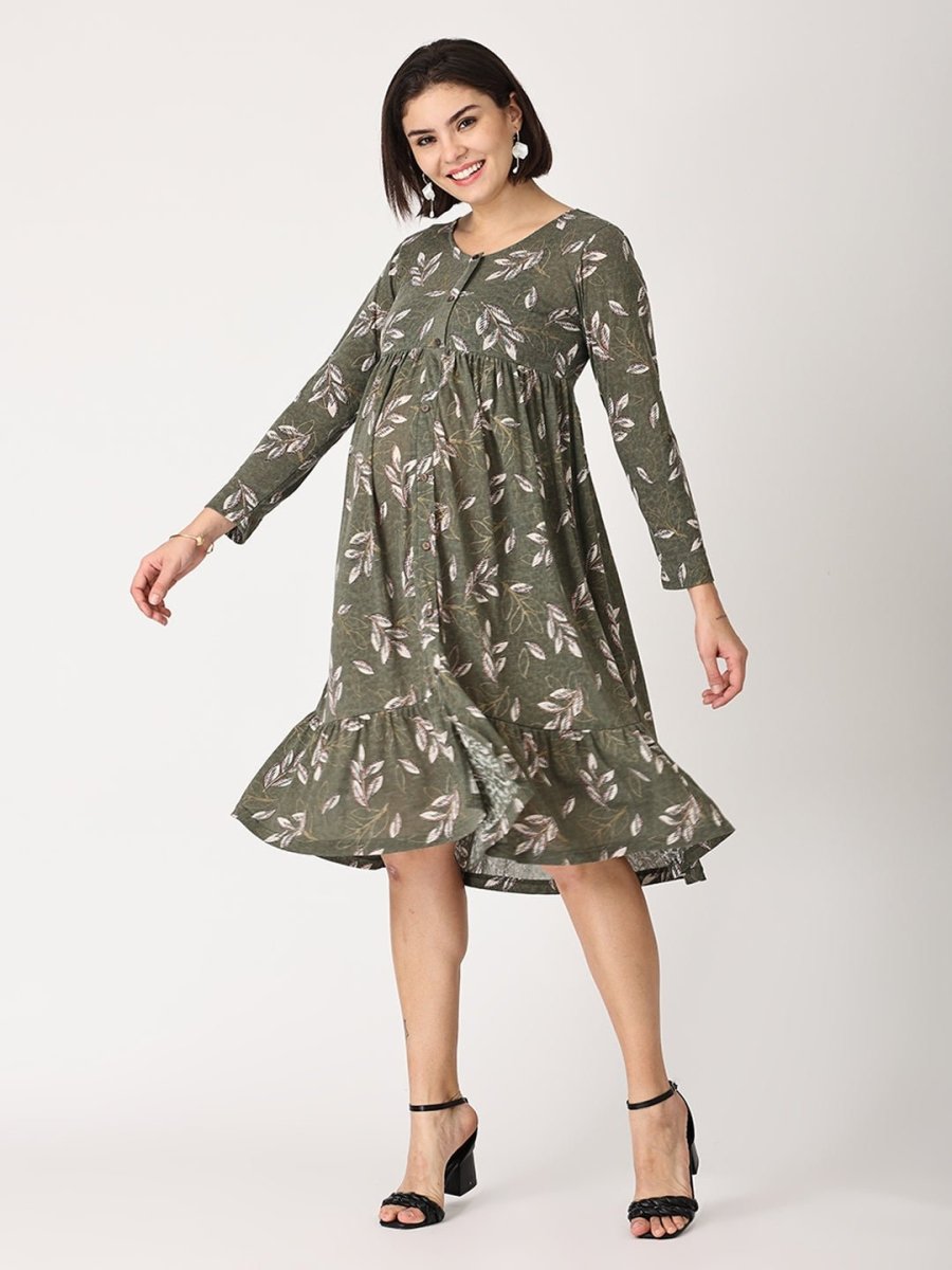 Olive Garden Maternity and Nursing Dress - DRS - OLVGN - S