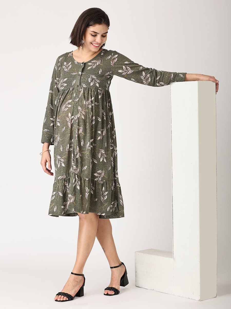 Olive Garden Maternity and Nursing Dress - DRS-OLVGN-S