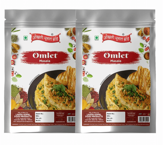 Omlet masala 160g (pack of 2x 80g) | OKHLI MUSAL BRAND - halfpeapp