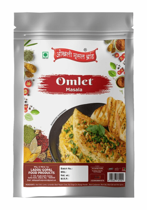 Omlet masala 240g | OKHLI MUSAL BRAND - halfpeapp