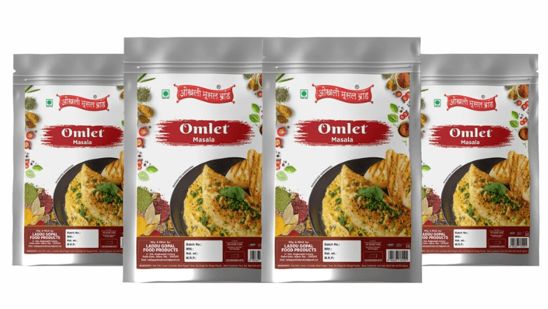 Omlet masala 320g (pack of 4x 80g) | OKHLI MUSAL BRAND - halfpeapp