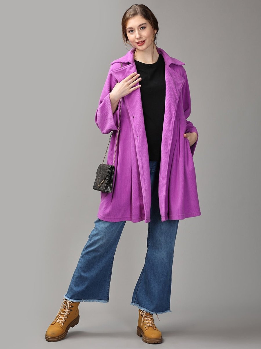 One Heck of a Color! Maternity Trench Coat - MAT-SD-LVTC-S
