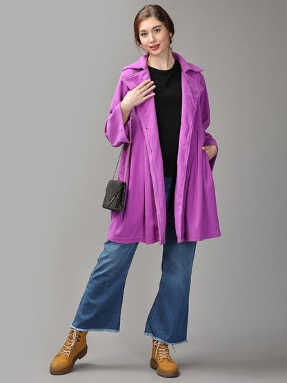 One Heck of a Color! Maternity Trench Coat - MAT-SD-LVTC-S