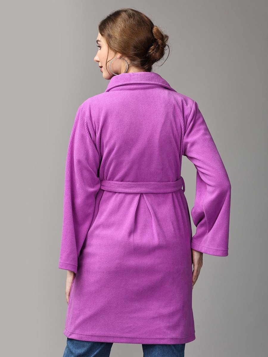 One Heck of a Color! Maternity Trench Coat - MAT-SD-LVTC-S
