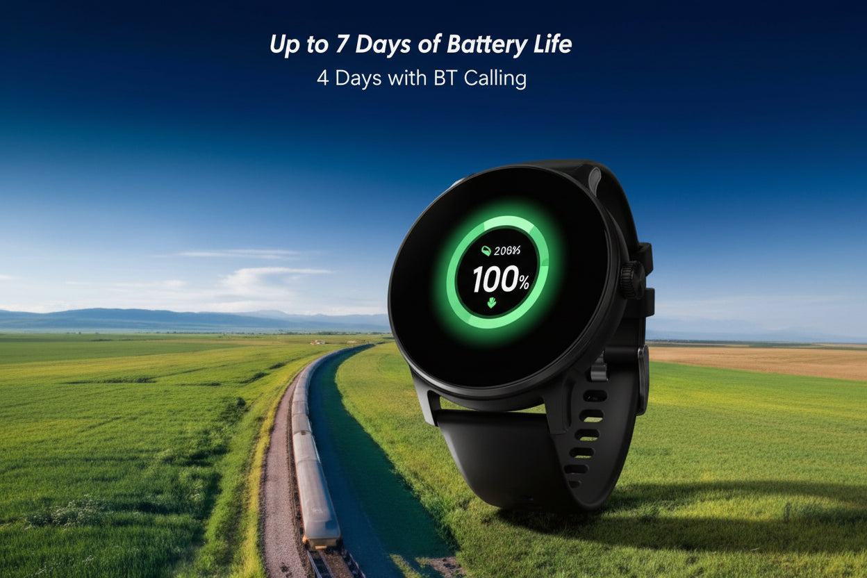 boAt Lunar Orbit – Premium Bluetooth Calling Smartwatch Active Black Halfpe Deals