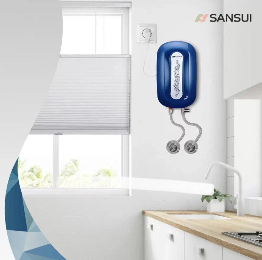 Sansui Allure 3 L Instant Water Geyser with High-Grade SS Tank – Cobalt Blue