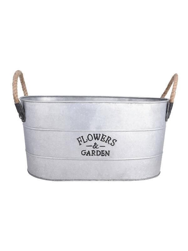 Oval Flower & Garden Tub - HalfPe