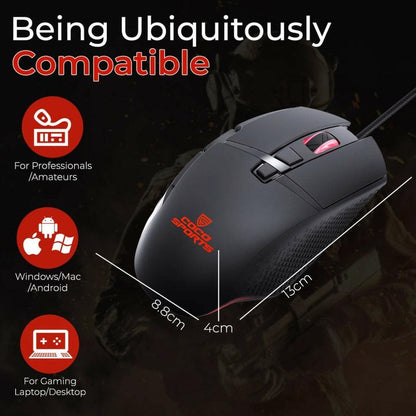 Cocount GM3 Astor Wired Gaming Mouse - HalfPe