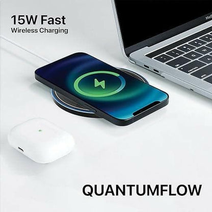 Wk-WP-U164 15W Metal Transparent Wireless Charger for all iPhone series - HalfPe