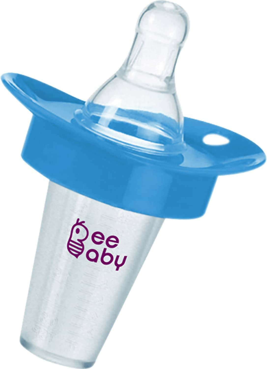 BEEBABY MEDICINE DISPENSER WITH SOFT SILICONE NIPPLE FOR NEWBORN (BLUE)