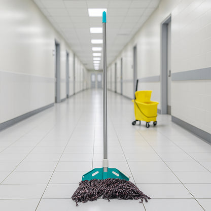 Premium Cotton Yarn Floor Cleaning Mop With Long Handle  Heavy Duty Twist Mop for Wet & Dry Cleaning  (1 Pc)