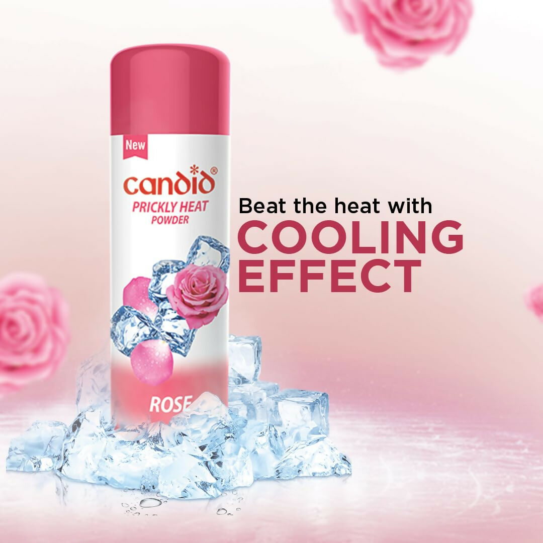 Candid Prickly Heat Powder With Rose | 120 Gm (1PC)