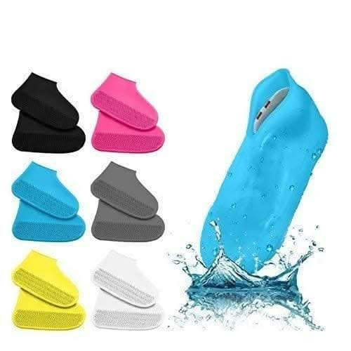 Waterproof Silicone Shoe cover Flexible and Stretchable (1 Piece, Assorted Colour) - HalfPe