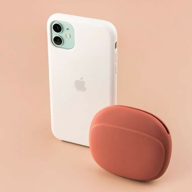 Silicone Earphone Organizer Case Portable Storage for Wired Earbuds, Cables, Coins & Small Accessories (1 Pc)