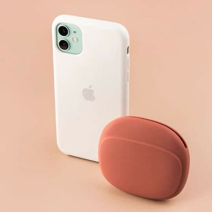 Silicone Earphone Organizer Case Portable Storage for Wired Earbuds, Cables, Coins & Small Accessories (1 Pc)