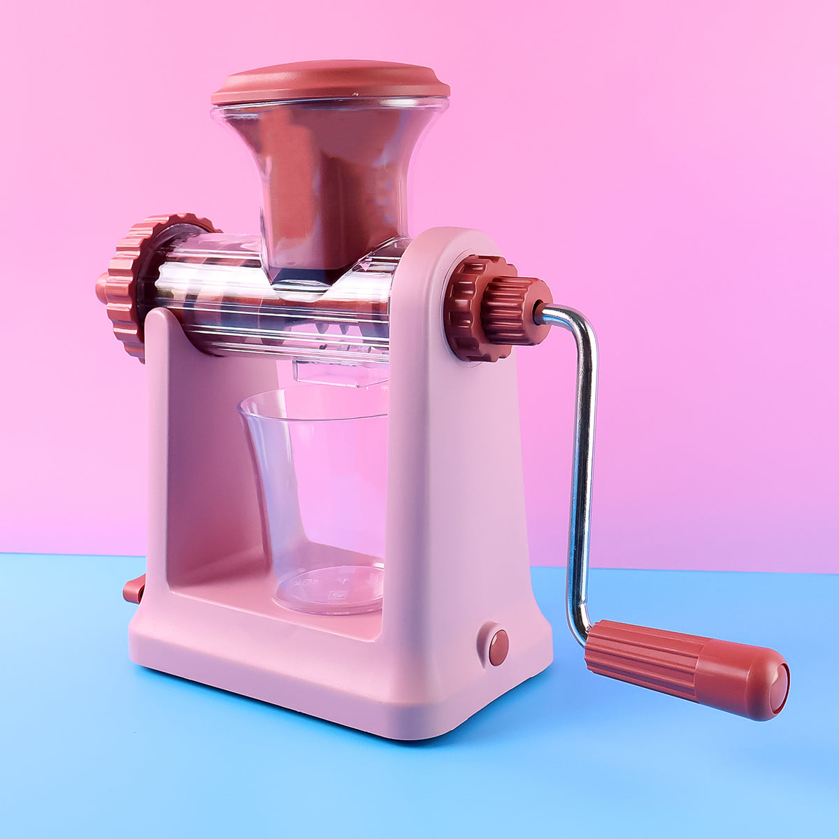 Apex Heavy-Duty Manual Hand Juicer Machine  set for Fruits and Vegetables with Vacuum Lock Base Waste Separator