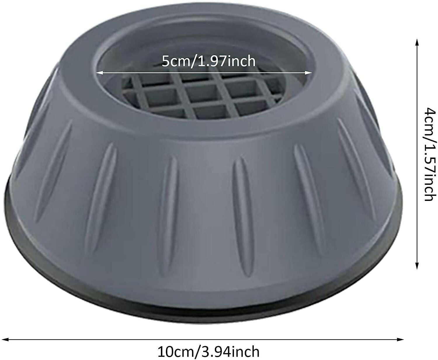 Anti-Vibration Pads for Washing Machine & Dryer Shock-Absorbing Noise-Reducing Stabilizer Feet