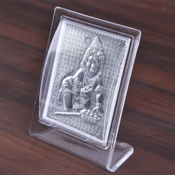 Acrylic Frame Laddu Krishna Medium - HalfPe