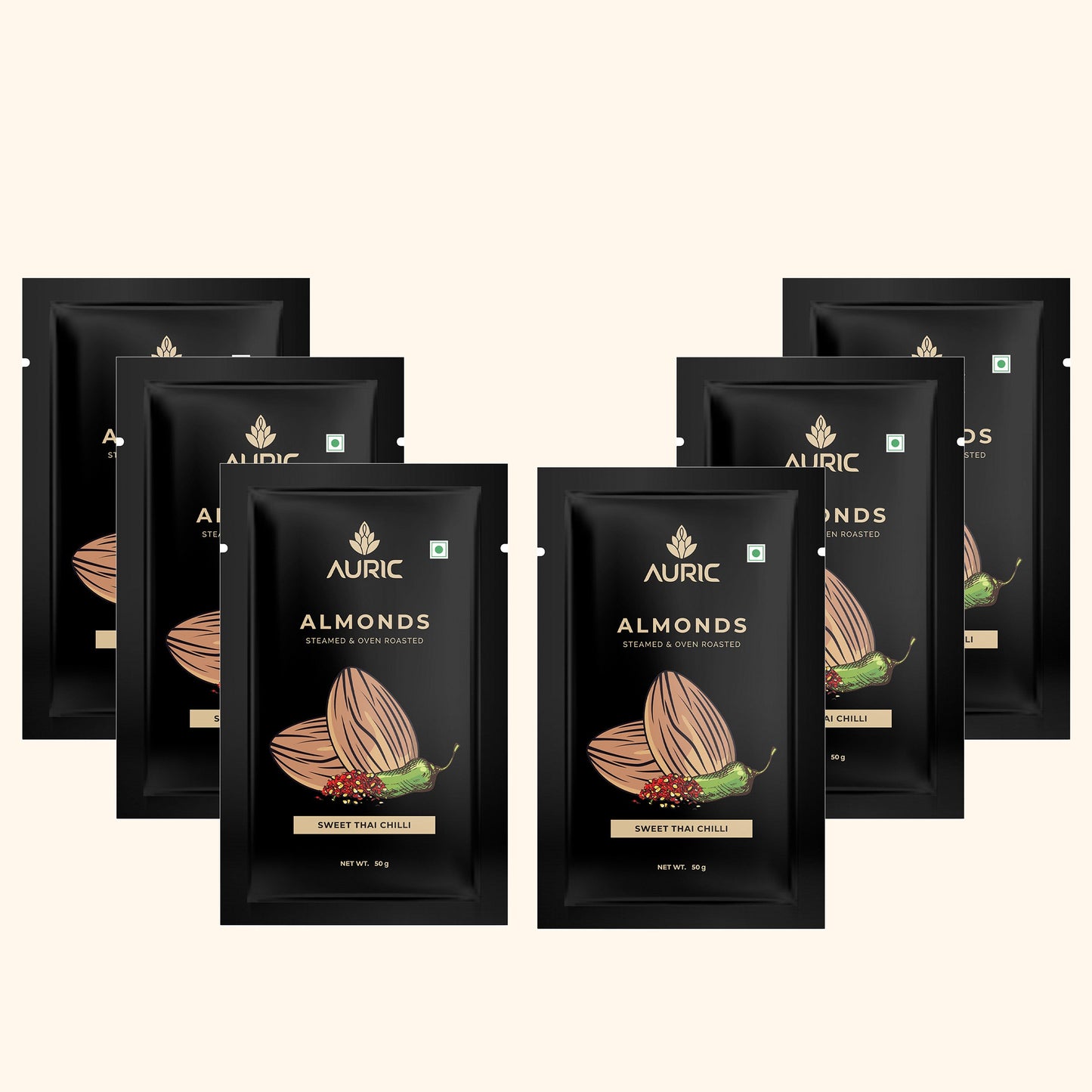 Auric Almond Thai Chilli 50g HalfPe