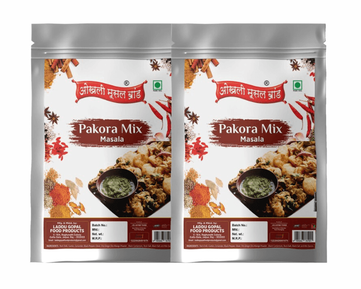 Pakora mix masala 300g(pack of 2x 150g) | OKHLI MUSAL BRAND - halfpeapp