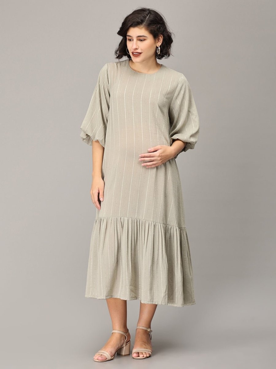 Paparazzi Maternity Oversized Tunic Dress - DRS-SK-PTGN-S