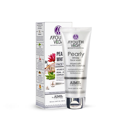 Ayouthveda Pearly White Face Wash 100 ml Aimil Ayouthveda