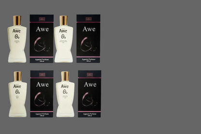 Aone AweQ Perfume 100ML Each (Pack of 4) Eau de Parfum - 400 ml (For Men) Gimanifragrances