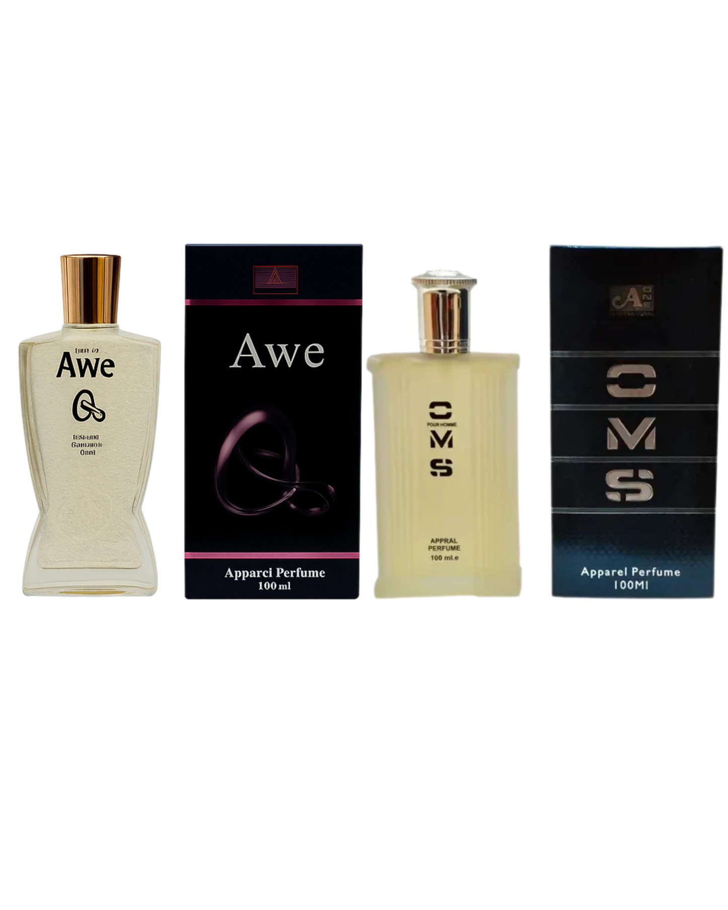 Aone AweQ Perfume and CMS Perfume for men (pack of 2, 200ml)