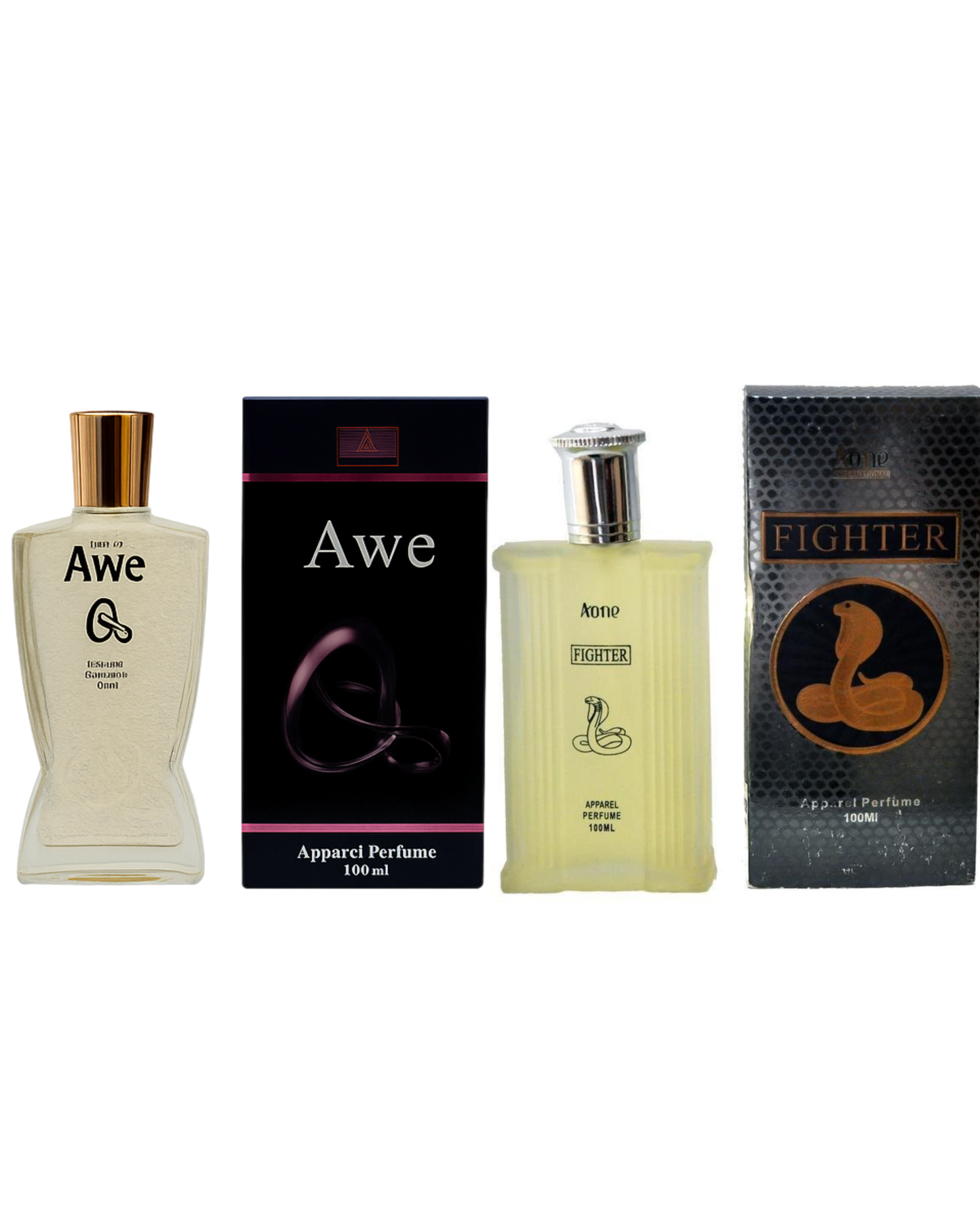 Aone AweQ Perfume and Fighter Perfume 100ml each (pack of 2, 200ml)