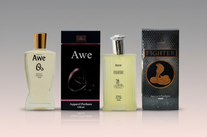 Aone AweQ Perfume and Fighter Perfume 100ml each (pack of 2, 200ml) Gimanifragrances