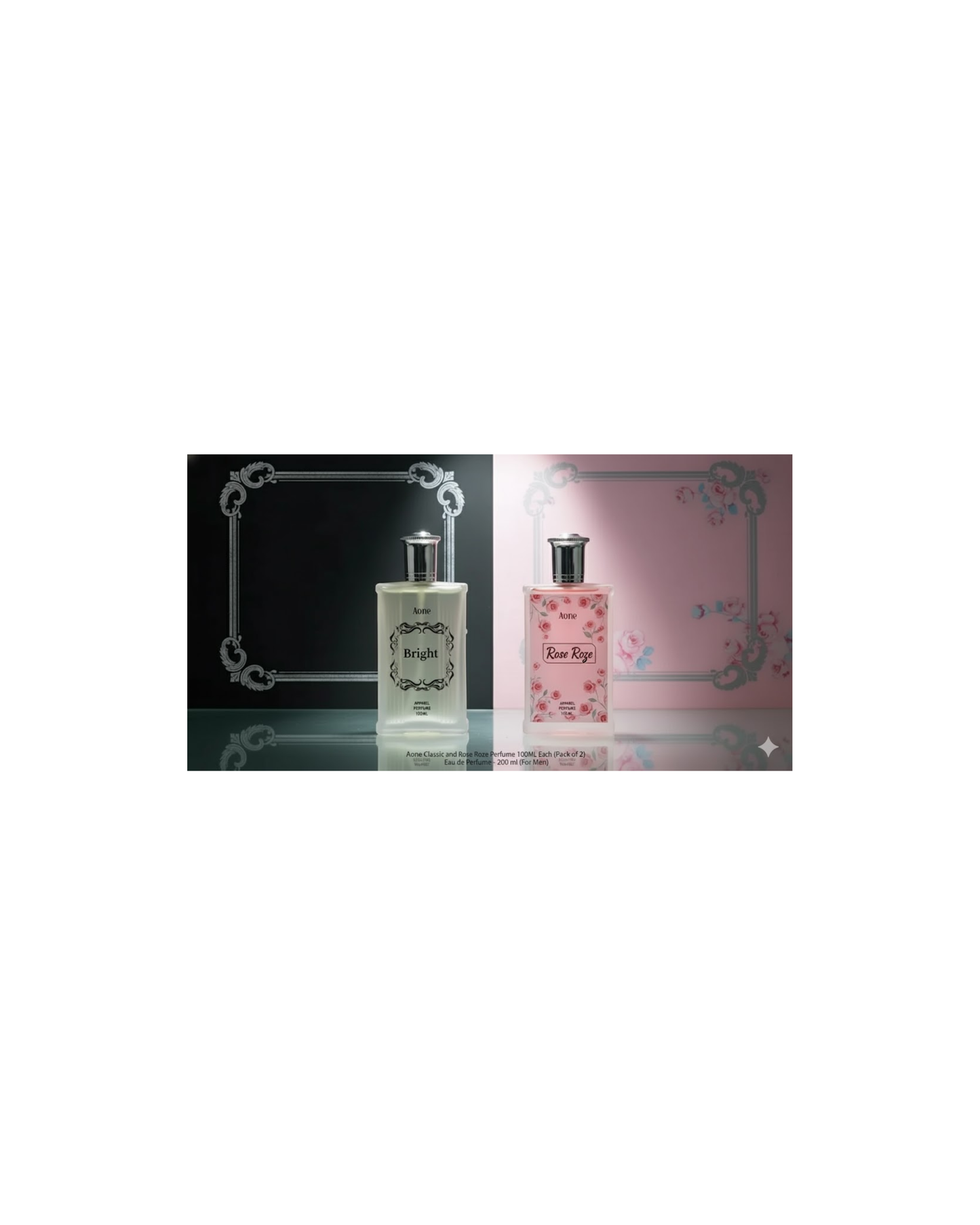 A one Bright Classic and Rose Roze Perfume 100ML Each (Pack of 2) Eau de Perfume - 200 ml (For Men)