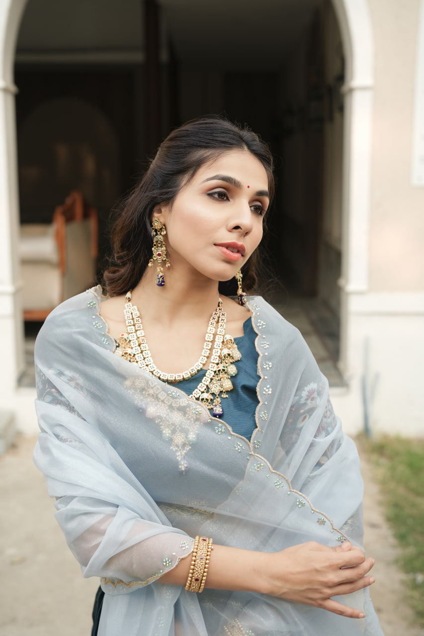 Silk Woven Lehenga Choli With Dupatta Sets