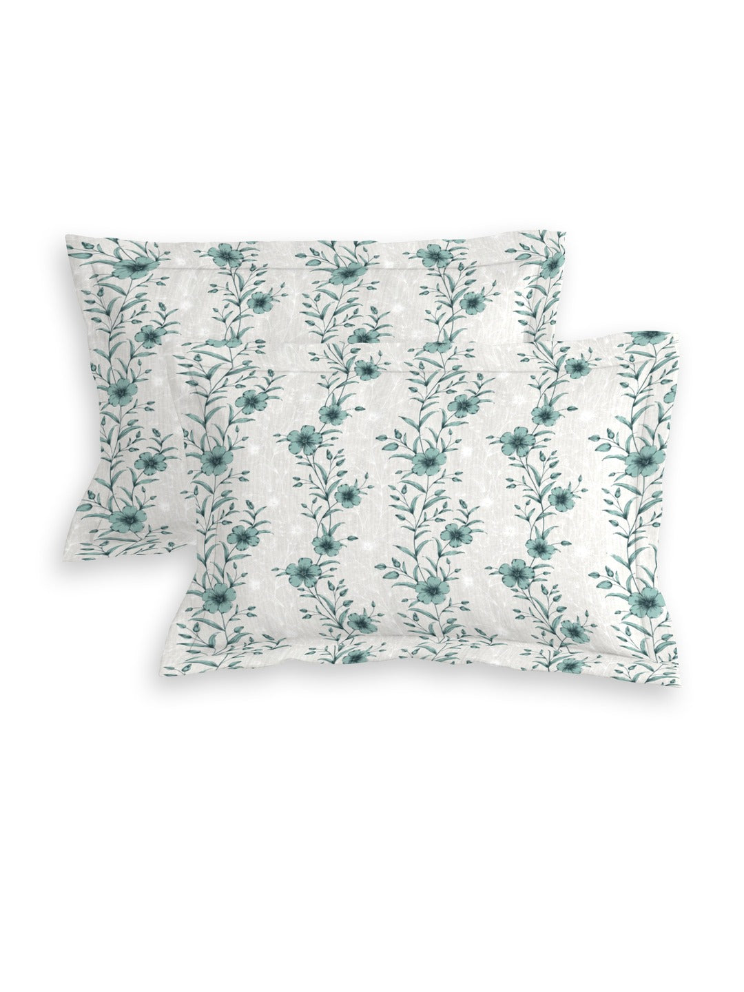 Petal 100% Pure Cotton Collection Percale Super King Bedsheet With 2 Pillow Covers(DELETE)