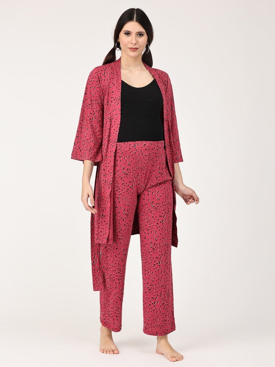 Pink Panther Maternity Robe & Pajama Set - NW-PKPTR-S