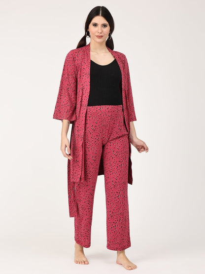 Pink Panther Maternity Robe & Pajama Set - NW-PKPTR-S