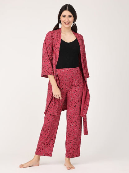 Pink Panther Maternity Robe & Pajama Set - NW-PKPTR-S